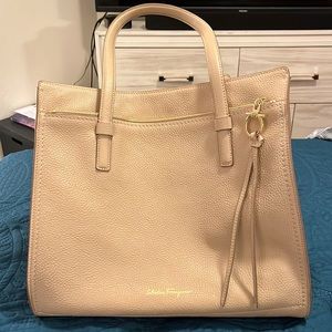 Salvatore Ferragamo Bucket Bag - Italian Leather, Show Bag Included, NWT